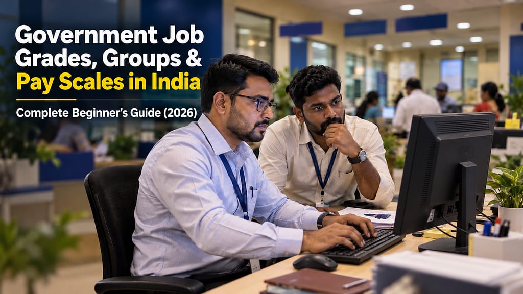 Government pay scale in India explained through Groups, Grades, Scales and Pay Levels in 2026