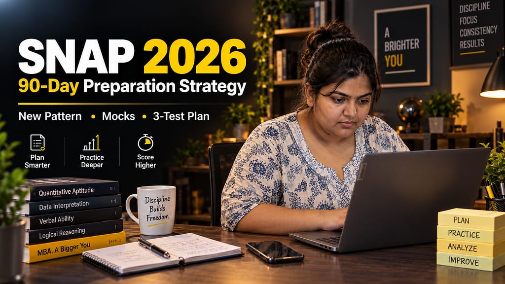 SNAP 2026 preparation strategy with a 90-day plan for the new exam pattern